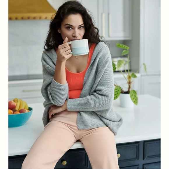 Anthropologie NWOT Laura Cozy Knit Open Front Cardigan Sweater - Picture 1 of 9
